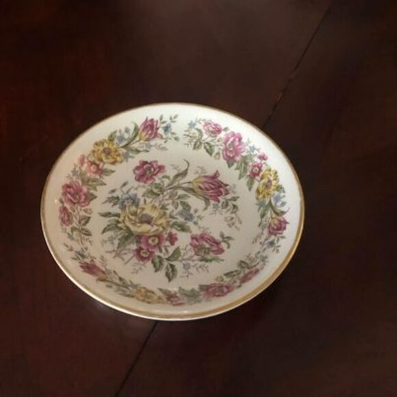 7 Piece Set Royal Jackson Fine China Lady Mayfair Serving Platter & Sauce Bowls - Picture 7 of 9